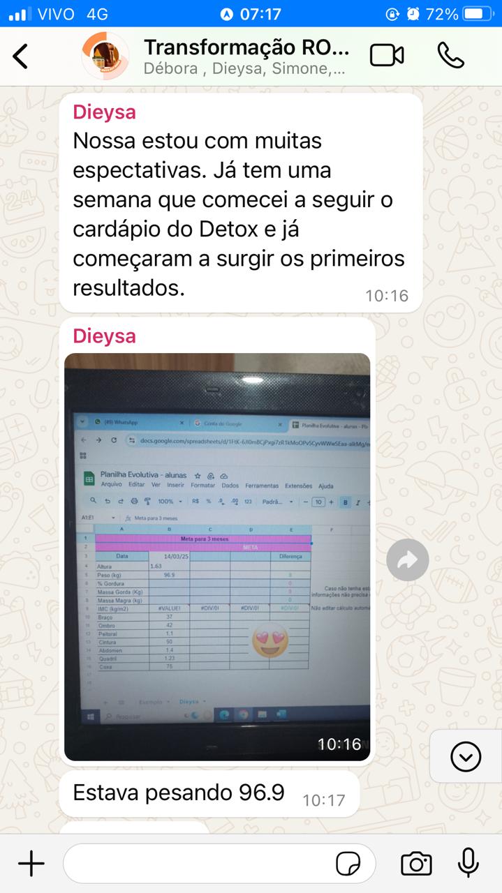 Resultado Debora 11